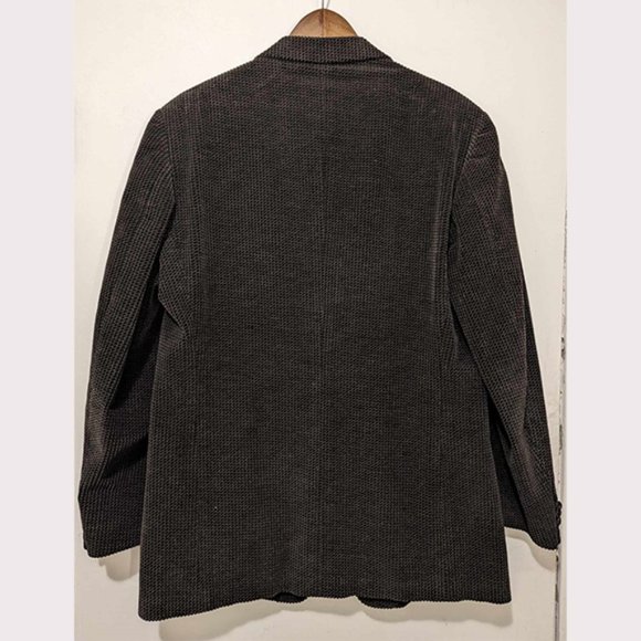 GIANNI VERSACE - Vtg brown velvet jacket - Sz 50 - Picture 4 of 11